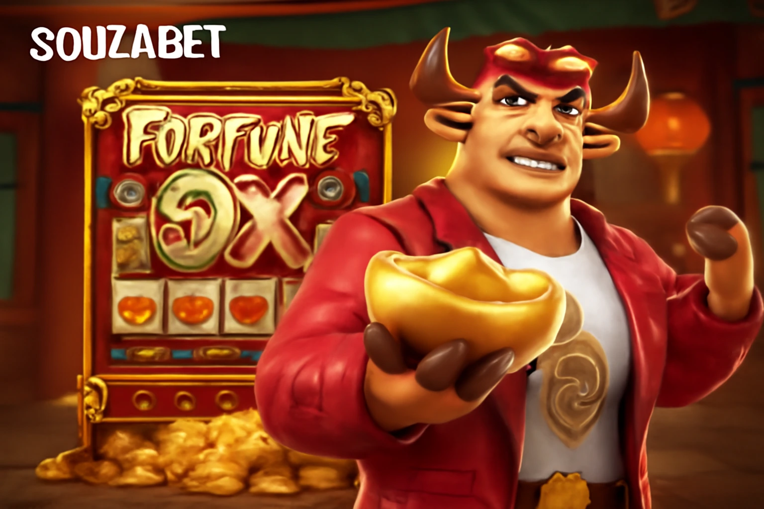 Fortune Ox no SOUZABET - Aposte Agora e Reivindique Seus Ganhos